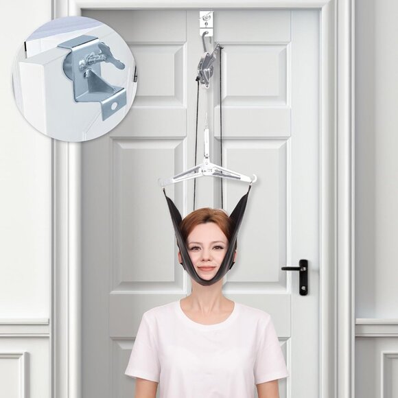 Over-The-Door Cervical Neck Traction Device (NEW IN PACK) - Picture 1 of 2
